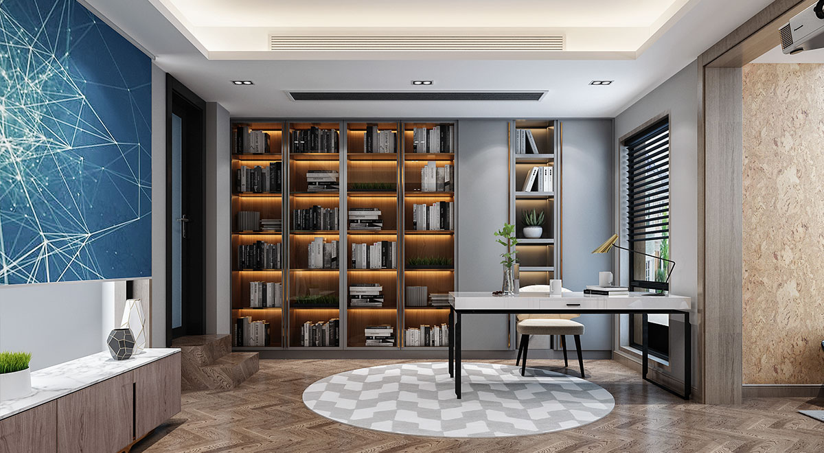 書房實(shí)景圖