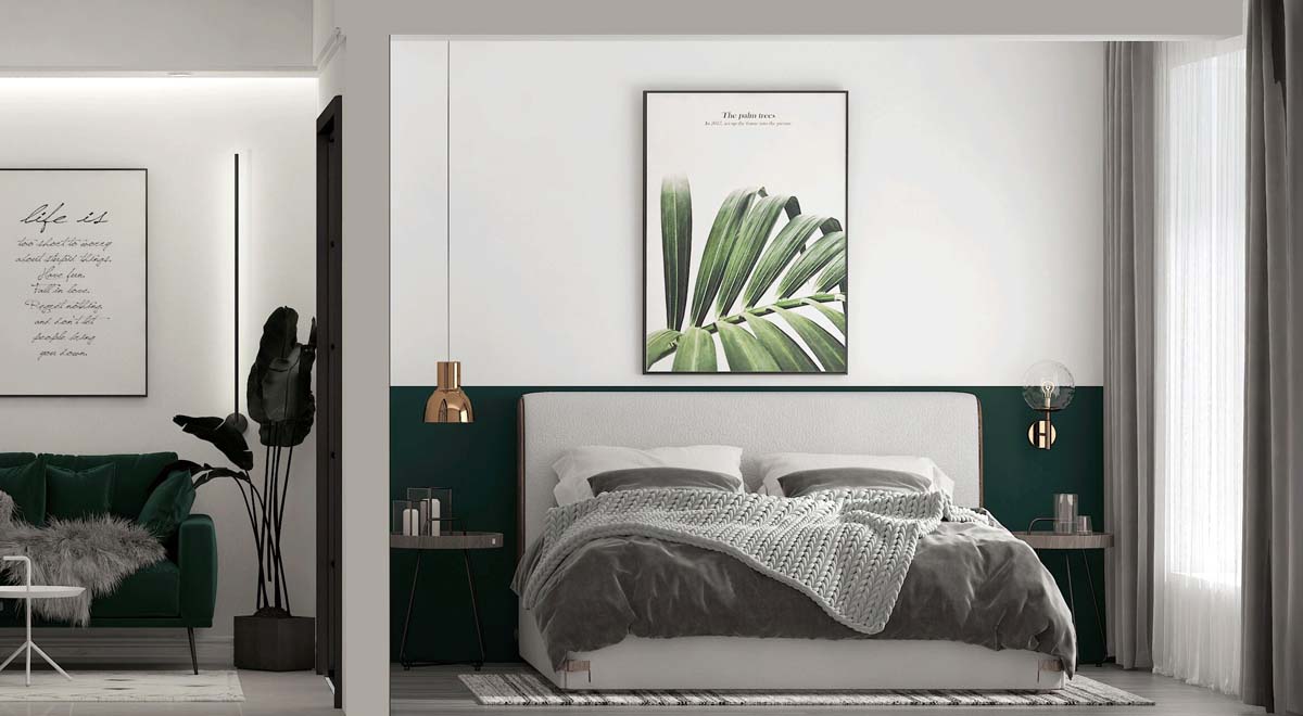 客廳+臥室效果圖