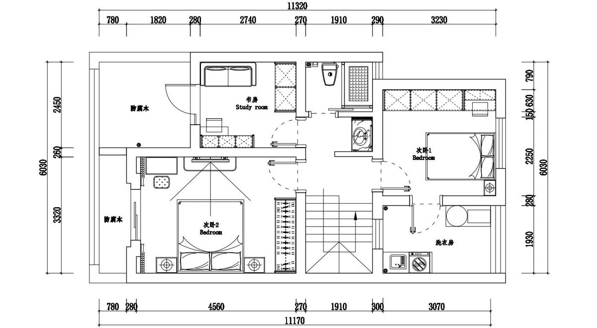 二樓平面設(shè)計(jì)圖
