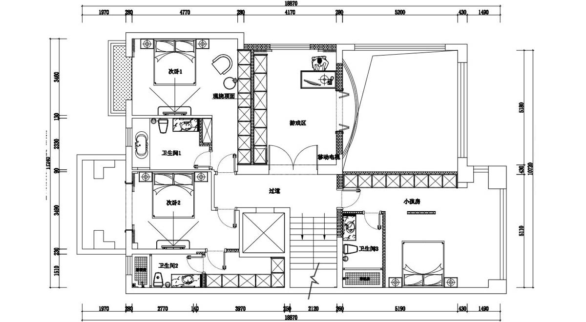 二樓平面設(shè)計(jì)圖