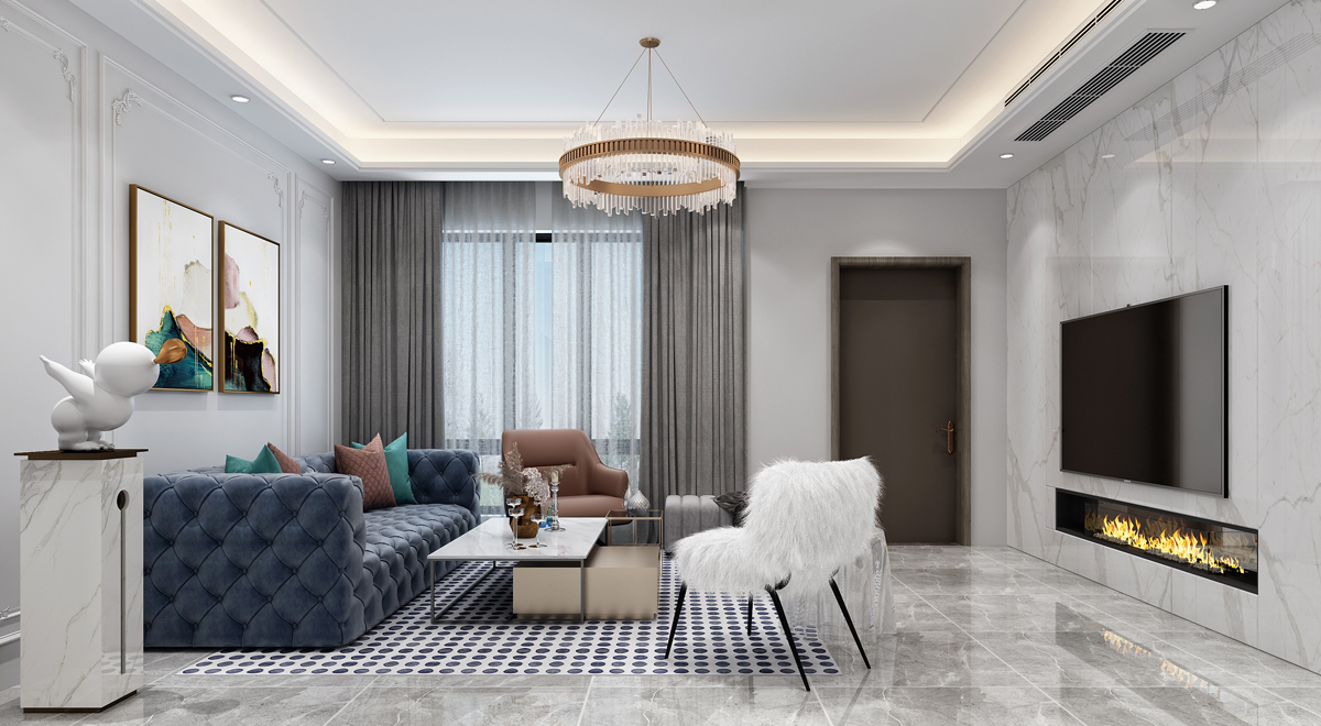 180㎡ ｜ 法式與現代混搭