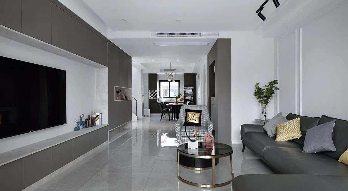 客廳實(shí)景效果圖