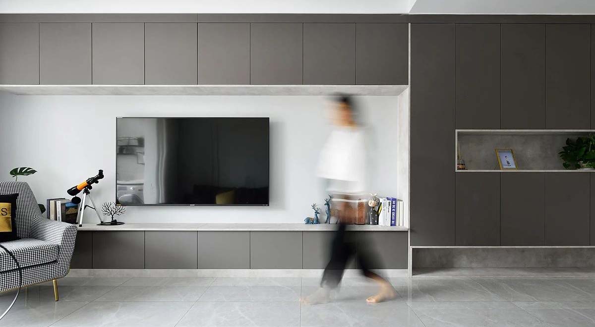 客廳實(shí)景效果圖3