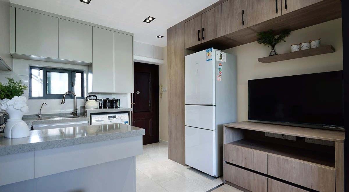 客廚實景效果圖.客廳視角