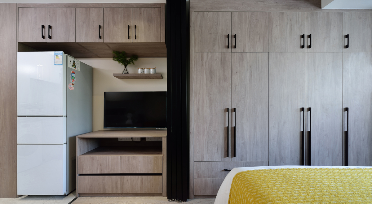 電視背景墻+臥室衣柜