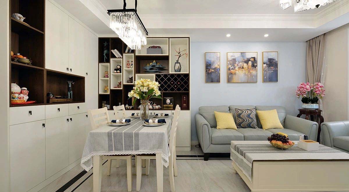餐客廳實景效果圖