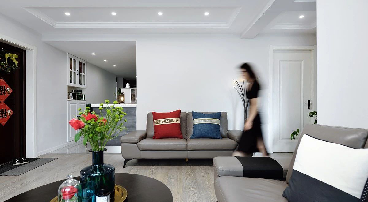 客廳實(shí)景效果圖