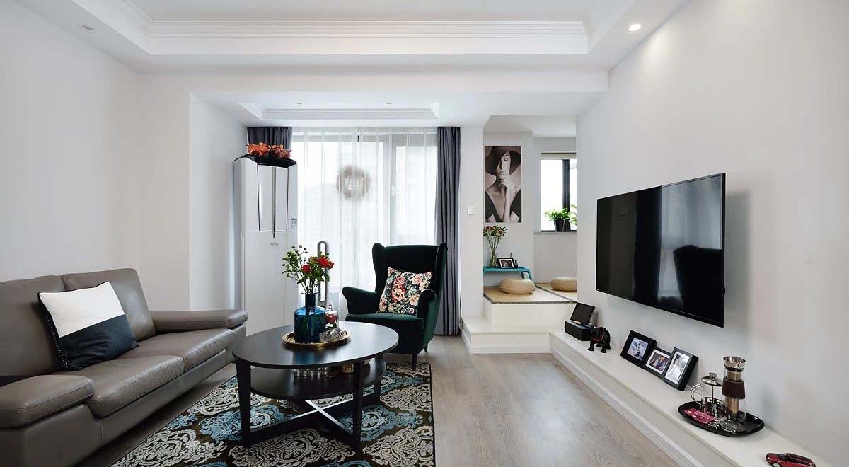 客廳實(shí)景效果圖