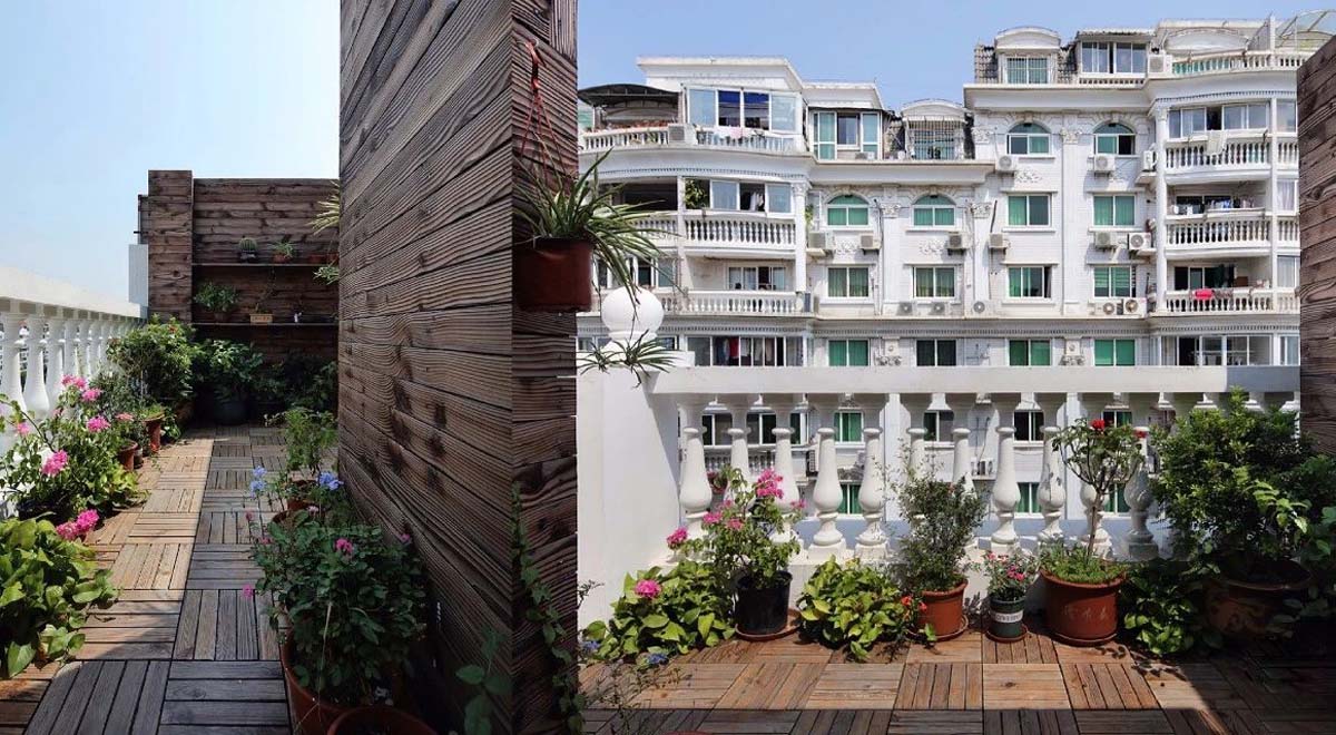 二樓露臺實(shí)景效果圖