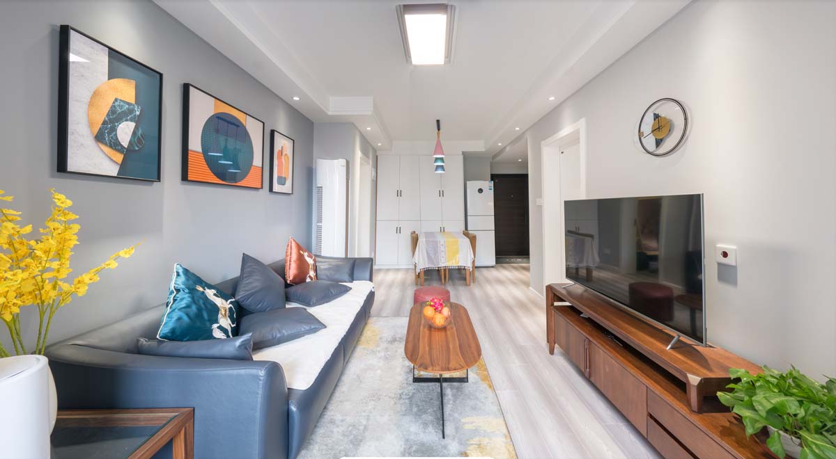 72㎡ ｜ 三口之家、絢麗多彩